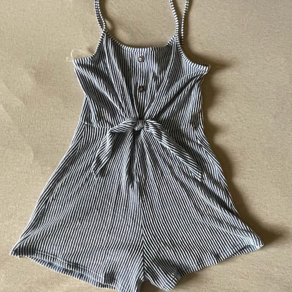 Pinstripe romper